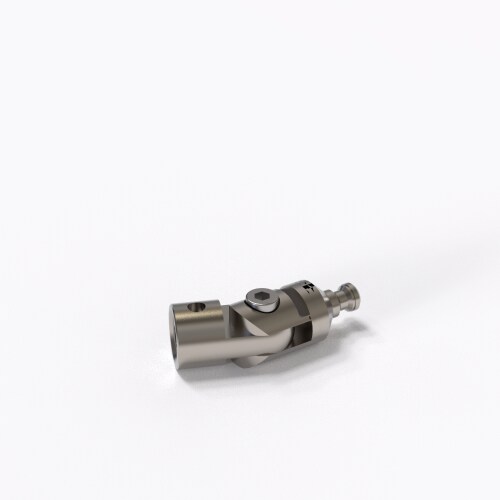 knuckle joint with cone adapter product photo Back View L