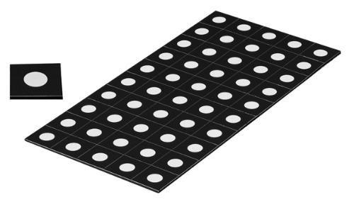 Reference Markers 5.0 mm, non-coded, white, magnetic, magnetic, 100 piece product photo