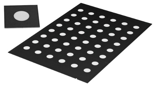 Reference Markers 8.0 mm, ceramic, uncoded, 48 pieces product photo Back View L