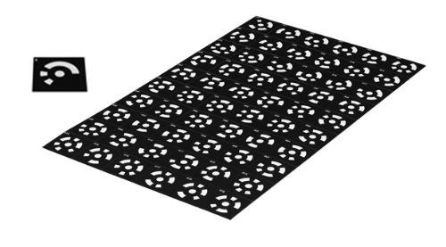 Reference Markers 5.0 mm, coded 8-427, white, medium adhesive strength product photo Back View L