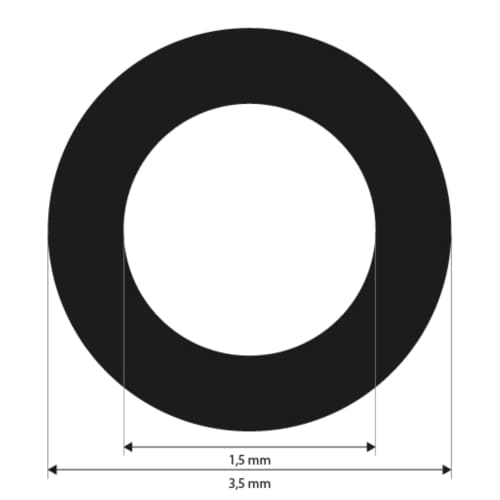 Reference Markers 1.5 mm, white, uncoded, light adhesive strength, 3000 pieces product photo