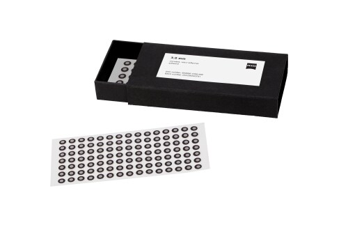 Reference Markers 3.0 mm, non-coded, retro-reflective, 2000 piece product photo Back View L