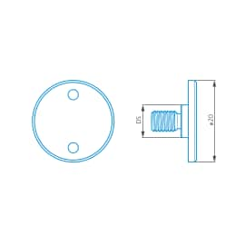 Adapter, M5 for ball disk product photo