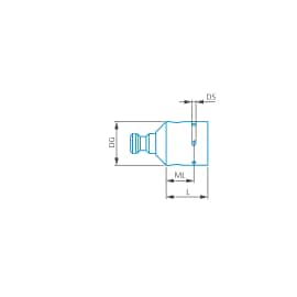 Star element with cone adapter, 6 X DS 1  product photo