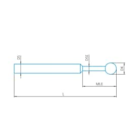 Stylus stepped, DK1 L14.5 product photo