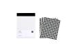 Reference Markers 3.0 mm, white, uncoded, light adhesive strength, 3000 pieces product photo Back View S