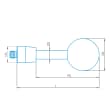 Stylus straight M5 precision, DK20.05 L83 product photo