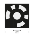 Reference Markers 5.0 mm, coded 8-427, white, medium adhesive strength product photo