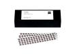Reference Markers 1.5 mm, white, uncoded, medium adhesive strength, 3000 pieces product photo Back View S