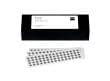 Reference Markers 0.8 mm, white, uncoded, medium adhesive strength, 3000 pieces product photo Back View S