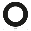Reference Markers 1.5 mm, white, uncoded, medium adhesive strength, 3000 pieces product photo